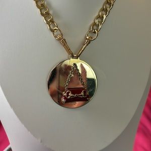 Gucci charm and necklace